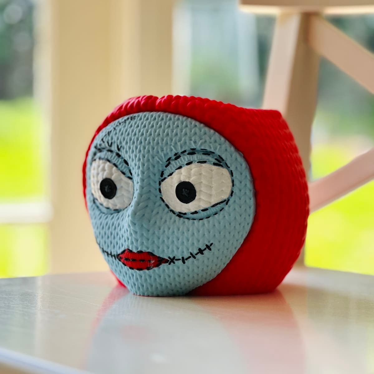 Nightmare Before Christmas Sally Bowl (knitted look)